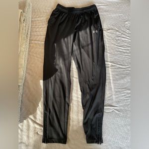 Black Under Armour Jogger Sweatpants - Zippers at ankles